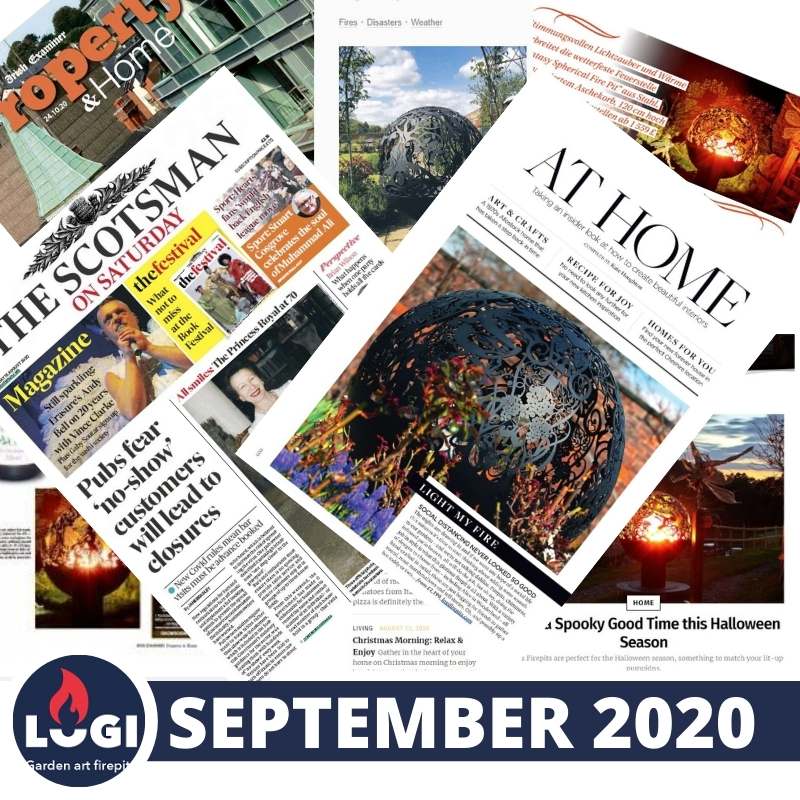 LOGI METAL GARDEN ART- PEOPLE ARE WRITING ABOUT US - logifirepits