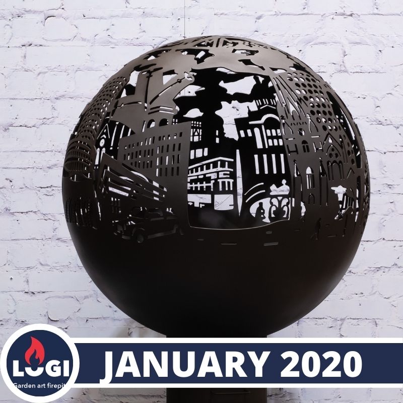 BESPOKE PROJECT: BIRMINGHAM SPHERICAL FIRE PIT - logifirepits
