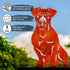 Jack Russell Terrier Metal Statue Dog Garden Ornament Home Decoration Gift