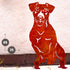 Jack Russell Terrier Metal Statue Dog Garden Ornament Home Decoration Gift