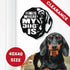 DACHSHUND Wall Art Hanging Sign
