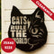 House Cat Wall Art Hanging Sign