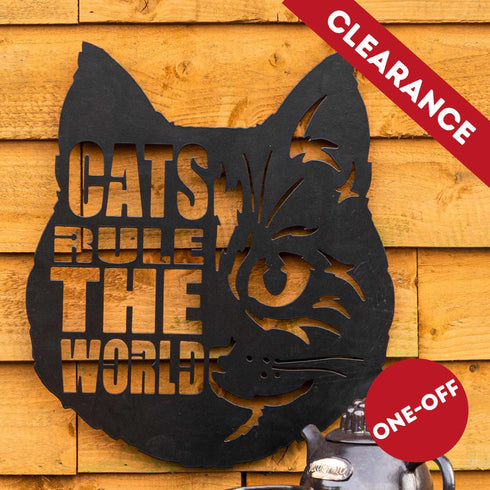 House Cat Wall Art Hanging Sign