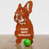 French Bulldog Dog Loss Boston Terrier Garden Memorial Stone Statue Ornament