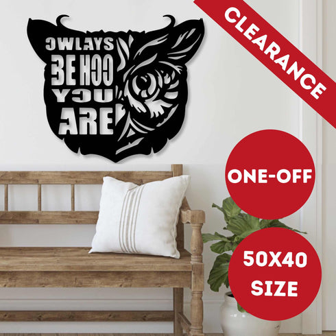 OWL Wall Art Hanging Sign