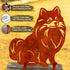 Pomeranian Metal Statue Garden Ornament Home Decoration Gift for Dog Owner