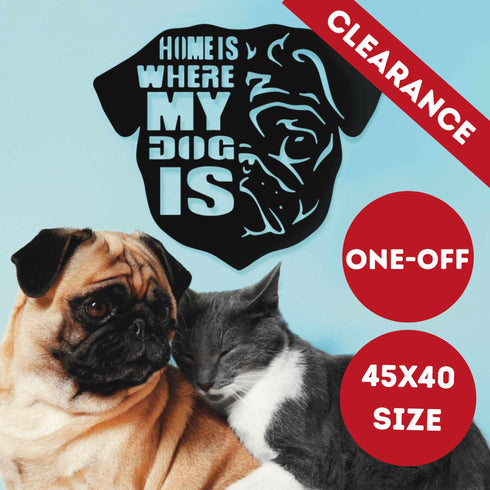 PUG Wall Art Hanging Sign
