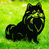 Pomeranian Metal Statue Garden Ornament Home Decoration Gift for Dog Owner