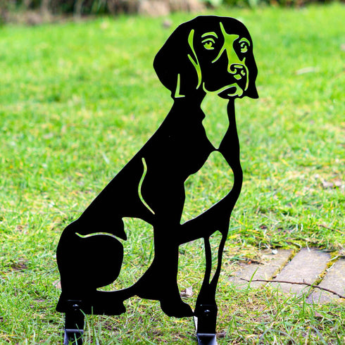 Beagle Sculpture Dog Lover Owner Gift Garden Ornament