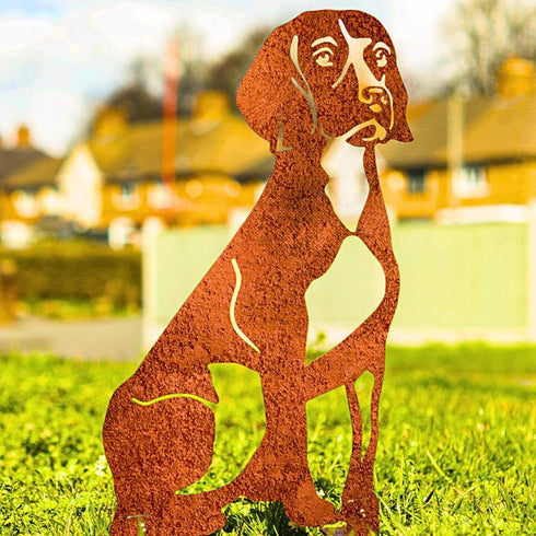 Beagle Sculpture Dog Lover Owner Gift Garden Ornament