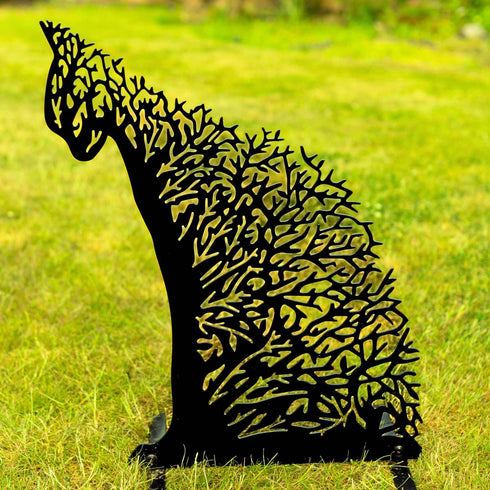 Cat Statue Garden Ornament Cat Owner Lover Gift