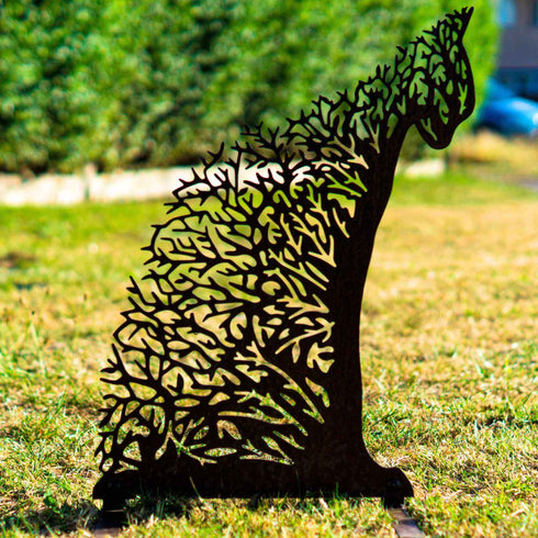 Cat Statue Garden Ornament Cat Owner Lover Gift