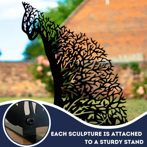 Cat Statue Garden Ornament Cat Owner Lover Gift