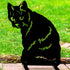 Black Cat Loss Garden Ornament Memorial Personalised Statue