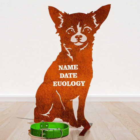 Chihuahua Dog Loss Garden Ornament Memorial