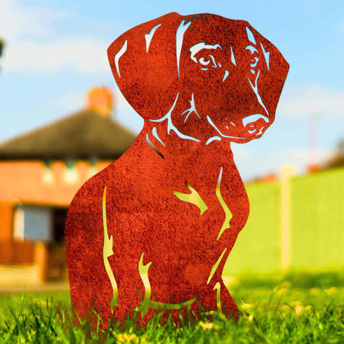 Dachshund Dog Loss Garden Ornament Memorial Personalised Statue