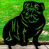 English Bulldog Sculpture Dog Lover Owner Gift Garden Ornament