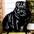 English Bulldog Sculpture Dog Lover Owner Gift Garden Ornament