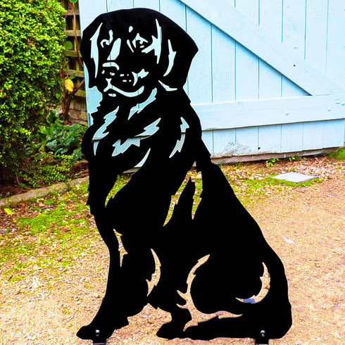 Golden Retriever Sculpture Dog Lover Owner Gift Garden Ornament