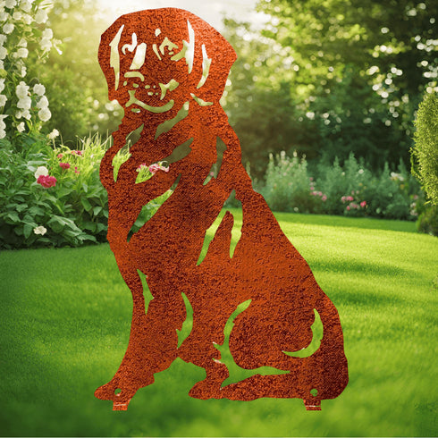 Golden Retriever Dog Loss Garden Ornament Memorial Personalised