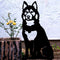 Husky Malamute Dog Loss Memorial Statue Personalised Sculpture