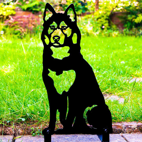 Husky Malamute Dog Loss Memorial Statue Personalised Sculpture