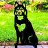 Husky Malamute Sculpture Dog Lover Owner Gift Garden Ornament