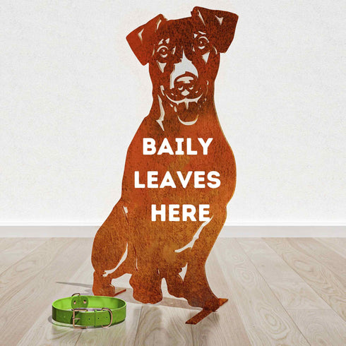 Jack Russell Terrier Sculpture Dog Lover Owner Gift Garden Ornament