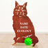 Cat Loss Garden Ornament Memorial Personalised Statue