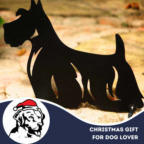 Scottish Terrier Dog Loss Garden Ornament Memorial Personalised Statue