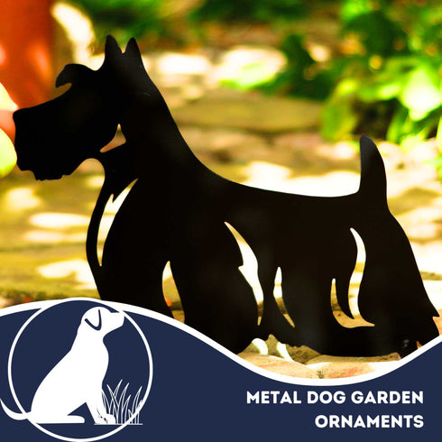Scottish Terrier Dog Loss Garden Ornament Memorial Personalised Statue