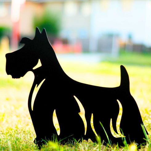 Scottish Terrier Dog Loss Garden Ornament Memorial Personalised Statue
