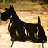 Scottish Terrier Dog Loss Garden Ornament Memorial Personalised Statue