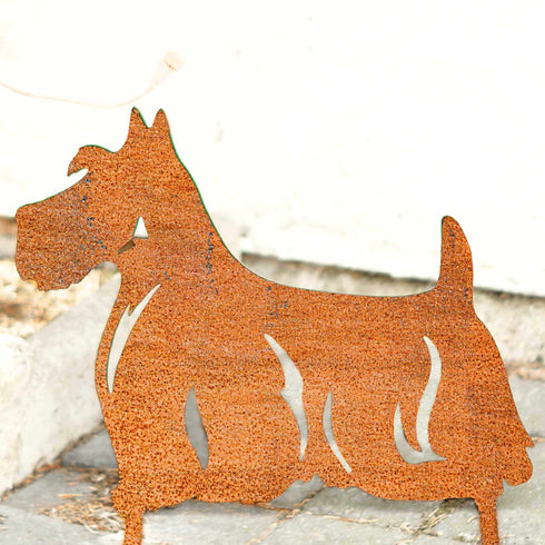 Scottish Terrier Dog Loss Garden Ornament Memorial Personalised Statue