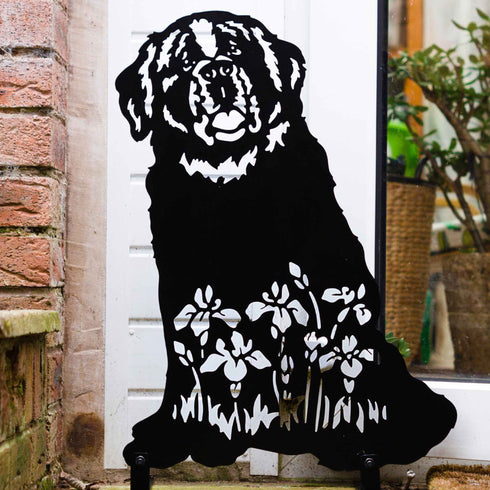 Saint Bernard Garden Ornament Statue Dog Lover Owner Gift