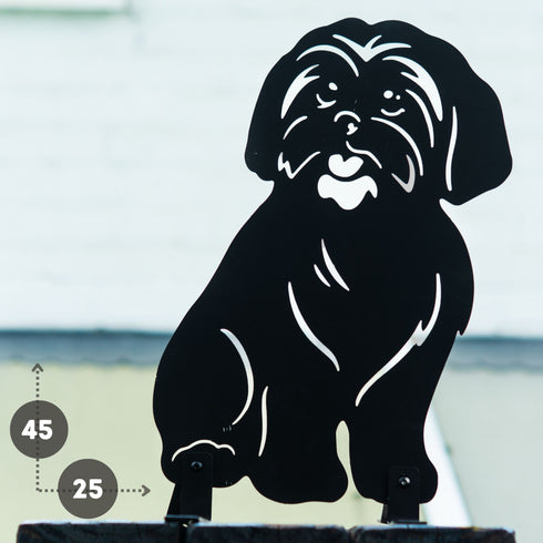Shih Tzu Metal Statue Garden Ornament Home Decoration Gift for Dog Owner