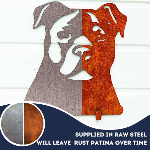 Staffordshire Terrier Dog Lead Hook Holder Leash Hanger Accessories Wall Lover Owner Gift