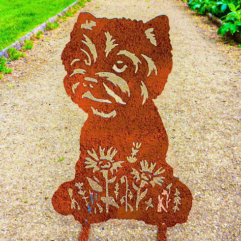 West Highland Terrier Dog Loss Garden Ornament Memorial Personalised Statue