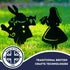 Alice in Wonderland 2 Figurines Metal Art Garden Ornaments Outdoor Decoration Gifts