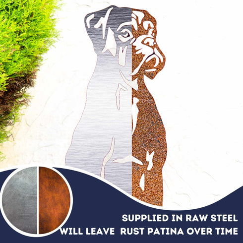 Boxer Mastiff Dog Loss Garden Ornament Memorial Statue Personalised Sculpture