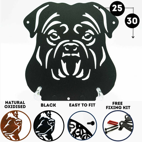 English Bulldog Dog Lead Hook Holder Leash Hanger Dog Lover Owner Wall Ornament