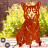 Welsh Corgi Metal Statue Garden Ornament Home Decoration Gift for Dog Owner
