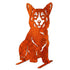 Welsh Corgi Metal Statue Garden Ornament Home Decoration Gift for Dog Owner