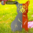 Welsh Corgi Metal Statue Garden Ornament Home Decoration Gift for Dog Owner