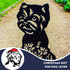 West Highland Terrier Sculpture Dog Lover Owner Gift Garden Ornament