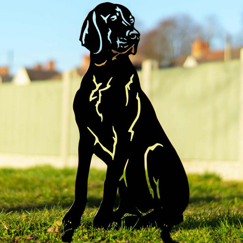 Weimaraner Vizsla Pointer Dog Loss Garden Ornament Memorial Personalised Statue