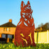 German Shepherd Alsatian Dog Loss Garden Ornament Memorial