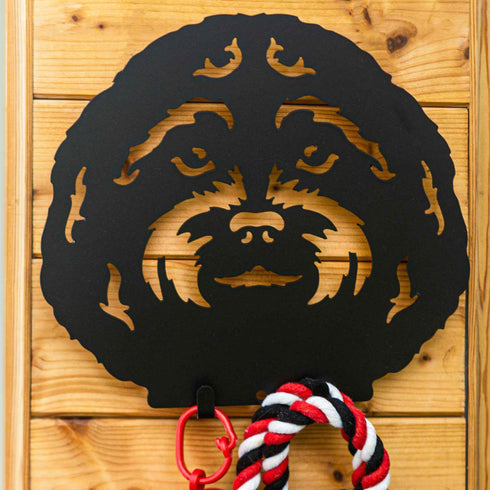 Cockapoo Dog Lead Hook Holder Labradoodle Leash Hanger Dog Lover Owner Ornament