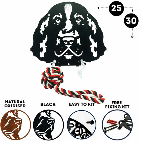 Working Springer Cocker Spaniel Dog Lead Hook Holder Dog Owner Gift