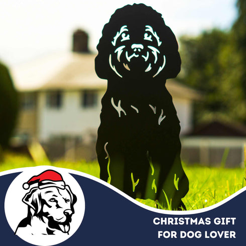Labradoodle Cockapoo Statue Garden Ornament Dog Lover Owner Christmas Gift